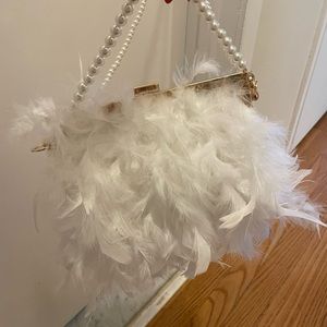 Feather purse
